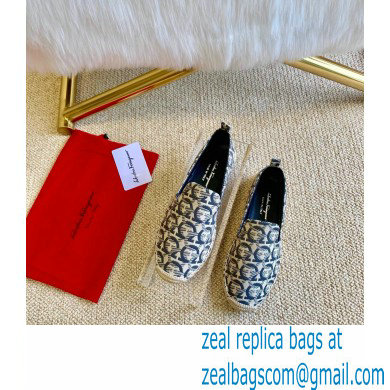 Ferragamo Sue Logo Canvas Espadrilles 2020