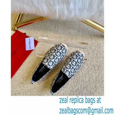 Ferragamo Sue Logo Canvas Espadrilles 2020