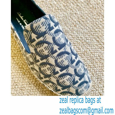 Ferragamo Sue Logo Canvas Espadrilles 2020