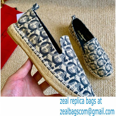 Ferragamo Sue Logo Canvas Espadrilles 2020