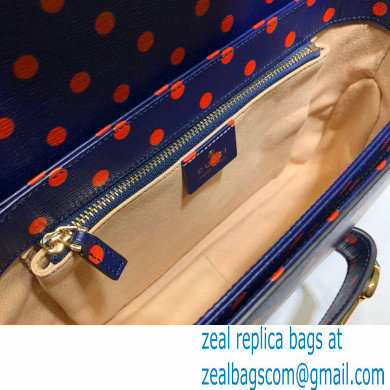 Gucci 1955 Horsebit Shoulder Bag 602204 Polka Dot 2020