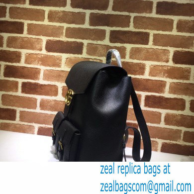 Gucci GG Marmont Leather Backpack Bag 429007 Black - Click Image to Close