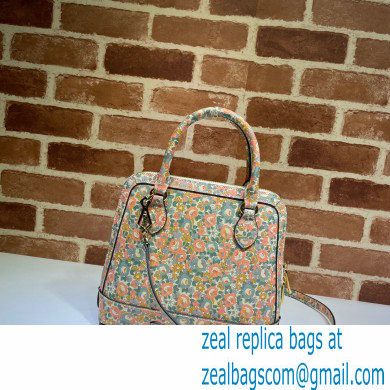 Gucci Horsebit 1955 Small Top Handle Bag 621220 Floral Print Liberty London 2020 - Click Image to Close