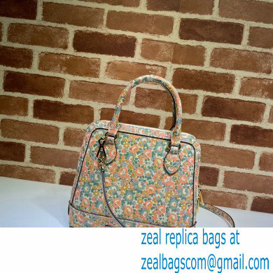 Gucci Horsebit 1955 Small Top Handle Bag 621220 Floral Print Liberty London 2020