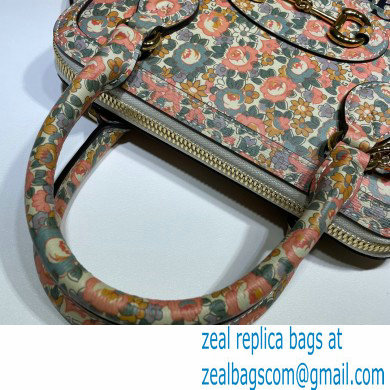 Gucci Horsebit 1955 Small Top Handle Bag 621220 Floral Print Liberty London 2020 - Click Image to Close