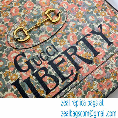 Gucci Horsebit 1955 Top Handle Bag 620850 Floral Print Liberty London 2020