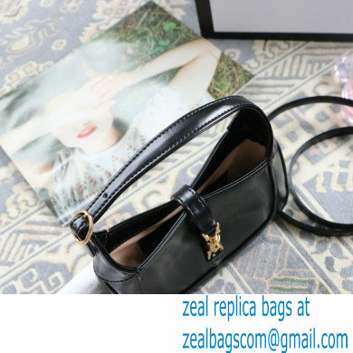 Gucci Jackie 1961 Mini Hobo Bag 637091 Leather Black 2020