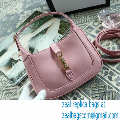 Gucci Jackie 1961 Mini Hobo Bag 637091 Leather Pink 2020 - Click Image to Close