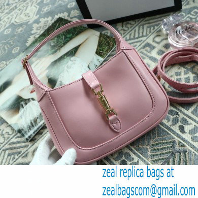 Gucci Jackie 1961 Mini Hobo Bag 637091 Leather Pink 2020