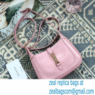 Gucci Jackie 1961 Mini Hobo Bag 637091 Leather Pink 2020 - Click Image to Close