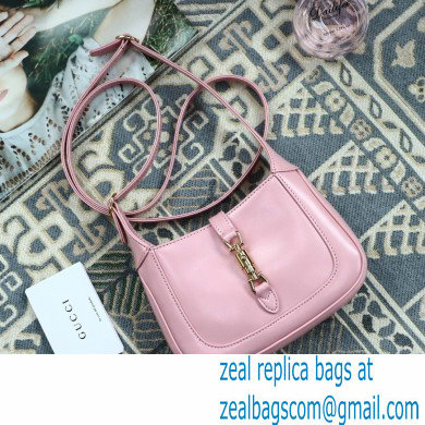 Gucci Jackie 1961 Mini Hobo Bag 637091 Leather Pink 2020