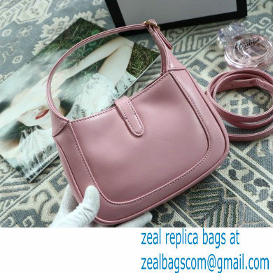 Gucci Jackie 1961 Mini Hobo Bag 637091 Leather Pink 2020 - Click Image to Close