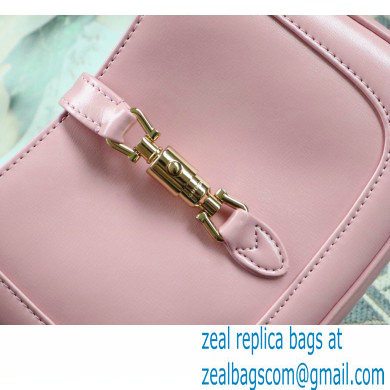 Gucci Jackie 1961 Mini Hobo Bag 637091 Leather Pink 2020 - Click Image to Close