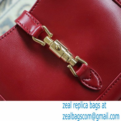 Gucci Jackie 1961 Mini Hobo Bag 637091 Leather Red 2020 - Click Image to Close