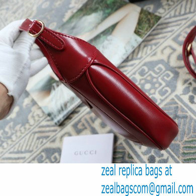 Gucci Jackie 1961 Mini Hobo Bag 637091 Leather Red 2020