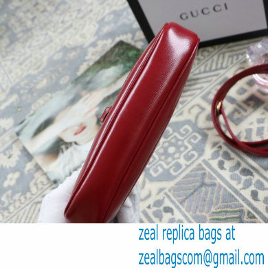 Gucci Jackie 1961 Mini Hobo Bag 637091 Leather Red 2020 - Click Image to Close