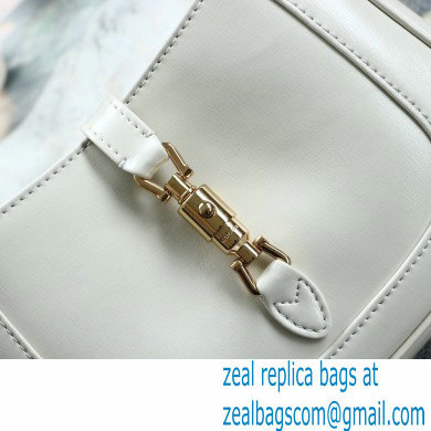 Gucci Jackie 1961 Mini Hobo Bag 637091 Leather White 2020