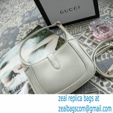 Gucci Jackie 1961 Mini Hobo Bag 637091 Leather White 2020 - Click Image to Close