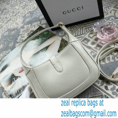 Gucci Jackie 1961 Mini Hobo Bag 637091 Leather White 2020