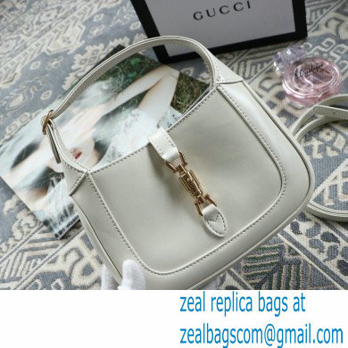 Gucci Jackie 1961 Mini Hobo Bag 637091 Leather White 2020 - Click Image to Close