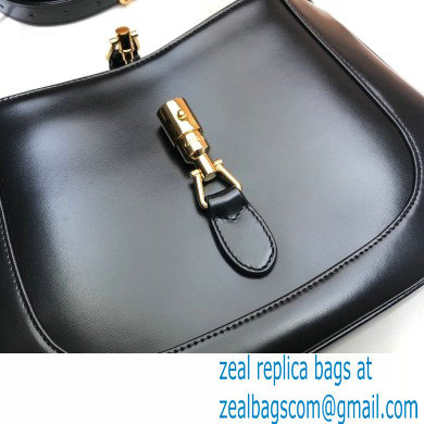 Gucci Jackie 1961 Small Hobo Bag 636709 Leather Black 2020 - Click Image to Close