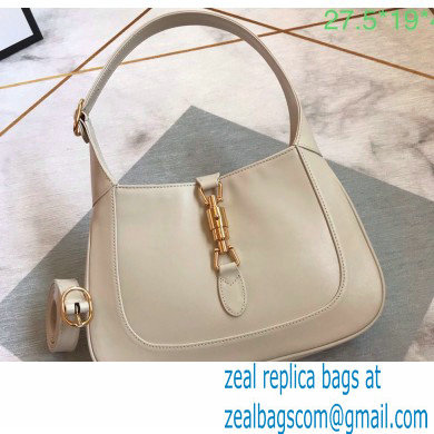 Gucci Jackie 1961 Small Hobo Bag 636709 Leather White 2020 - Click Image to Close