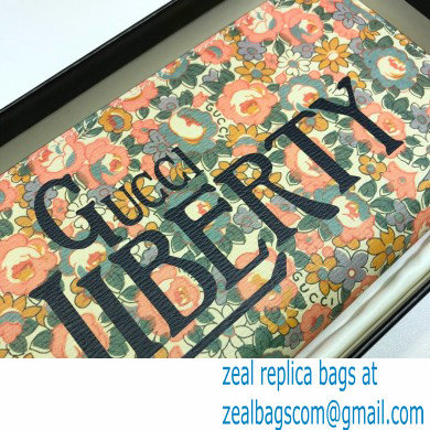 Gucci Zip Around Wallet 636249 Floral Print Liberty London 2020 - Click Image to Close