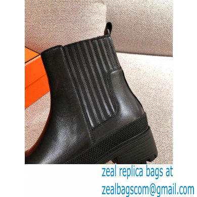 Hermes Barque Ankle Boots Black 2020