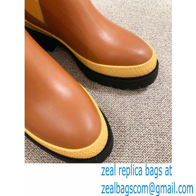 Hermes Barque Ankle Boots Brown 2020