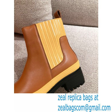 Hermes Barque Ankle Boots Brown 2020