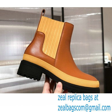 Hermes Barque Ankle Boots Brown 2020