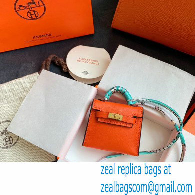 Hermes Box Mini Kelly Twilly Bag Charm 02 - Click Image to Close