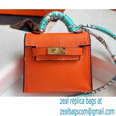 Hermes Box Mini Kelly Twilly Bag Charm 02 - Click Image to Close