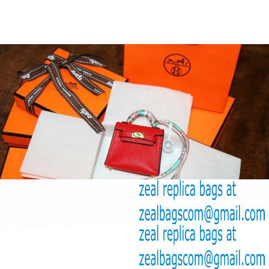 Hermes Box Mini Kelly Twilly Bag Charm 05