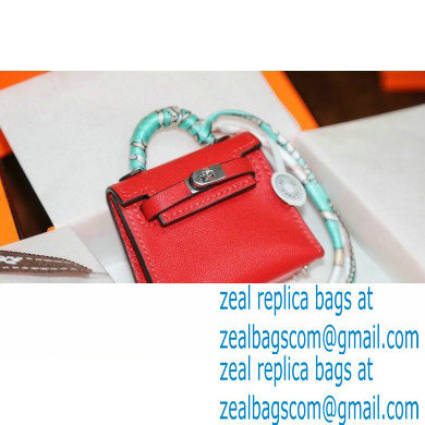 Hermes Box Mini Kelly Twilly Bag Charm 06