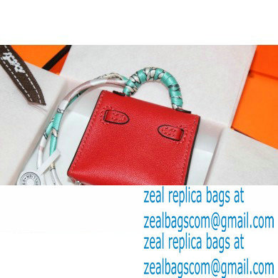 Hermes Box Mini Kelly Twilly Bag Charm 06