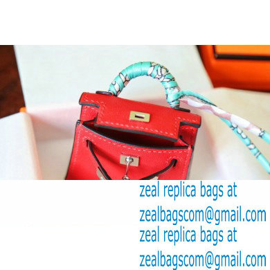 Hermes Box Mini Kelly Twilly Bag Charm 06