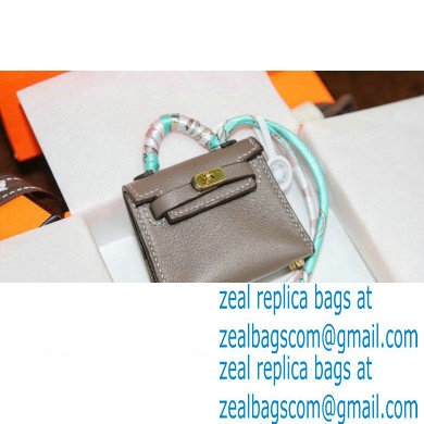 Hermes Box Mini Kelly Twilly Bag Charm 07 - Click Image to Close