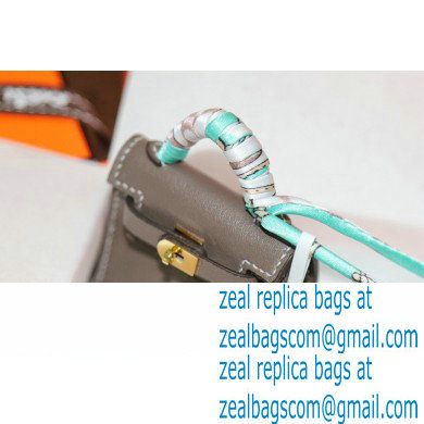 Hermes Box Mini Kelly Twilly Bag Charm 07