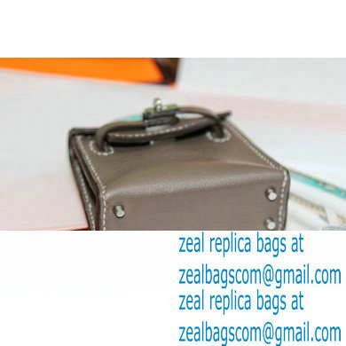 Hermes Box Mini Kelly Twilly Bag Charm 08