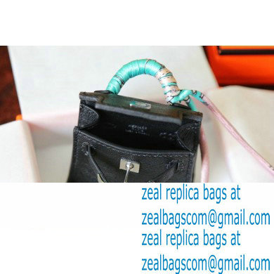 Hermes Box Mini Kelly Twilly Bag Charm 12
