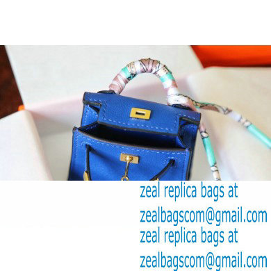 Hermes Box Mini Kelly Twilly Bag Charm 13