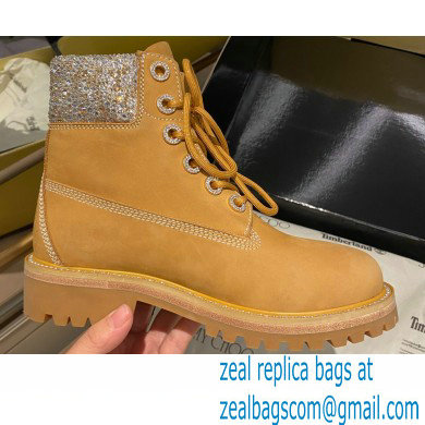 Jimmy Choo JC X TIMBERLAND/F Boots with Crystal Collar 2020 - Click Image to Close