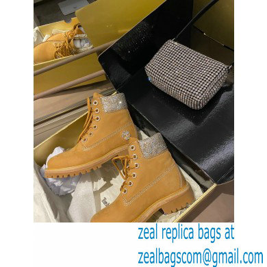 Jimmy Choo JC X TIMBERLAND/F Boots with Crystal Collar 2020 - Click Image to Close