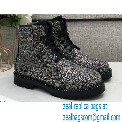 Jimmy Choo JC X TIMBERLAND/F Boots with Crystal Hotfix Black 2020