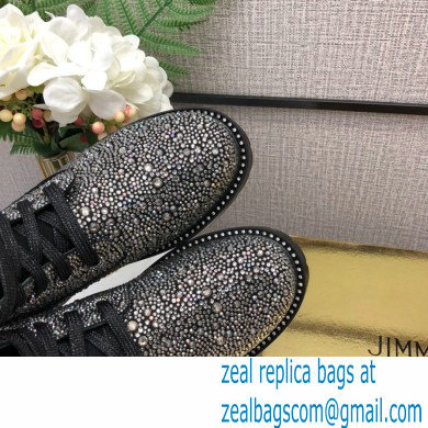 Jimmy Choo JC X TIMBERLAND/F Boots with Crystal Hotfix Black 2020 - Click Image to Close