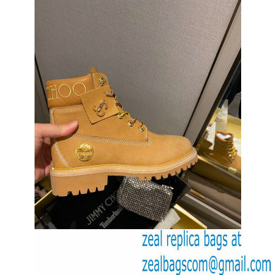 Jimmy Choo JC X TIMBERLAND/F Boots with Gold Glitter 2020