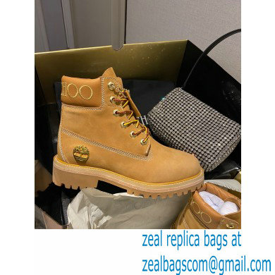Jimmy Choo JC X TIMBERLAND/F Boots with Gold Glitter 2020 - Click Image to Close