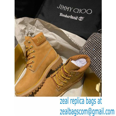 Jimmy Choo JC X TIMBERLAND/F Boots with Gold Glitter 2020 - Click Image to Close