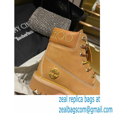 Jimmy Choo JC X TIMBERLAND/F Boots with Gold Glitter 2020 - Click Image to Close